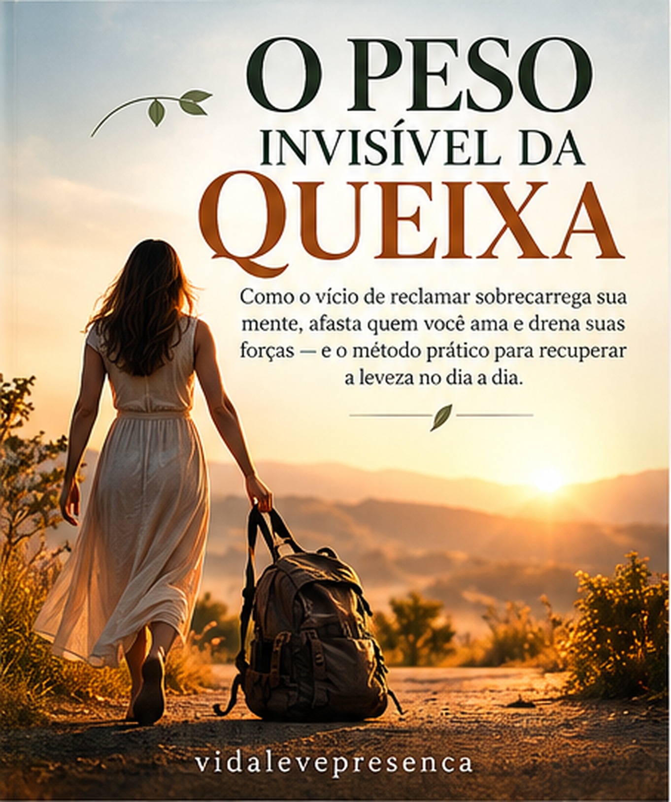 Capa original de O Peso Invisível da Queixa